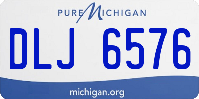 MI license plate DLJ6576