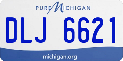 MI license plate DLJ6621