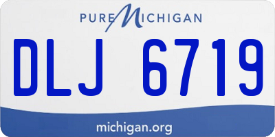 MI license plate DLJ6719