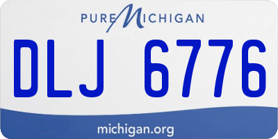 MI license plate DLJ6776