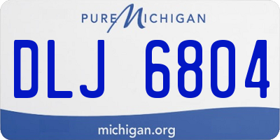 MI license plate DLJ6804