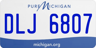 MI license plate DLJ6807