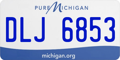 MI license plate DLJ6853