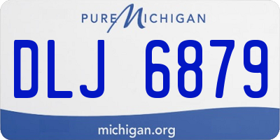 MI license plate DLJ6879