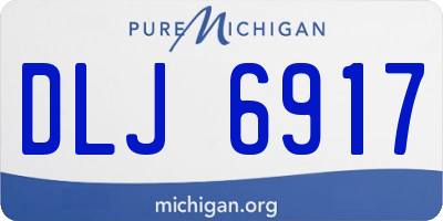MI license plate DLJ6917