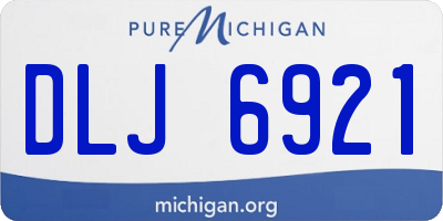 MI license plate DLJ6921