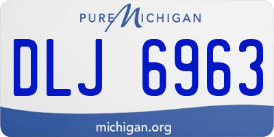 MI license plate DLJ6963