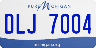 MI license plate DLJ7004