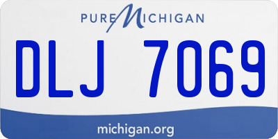 MI license plate DLJ7069