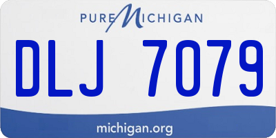 MI license plate DLJ7079