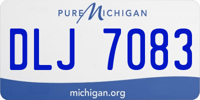 MI license plate DLJ7083