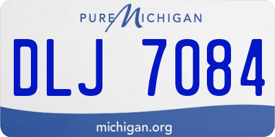 MI license plate DLJ7084