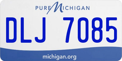 MI license plate DLJ7085