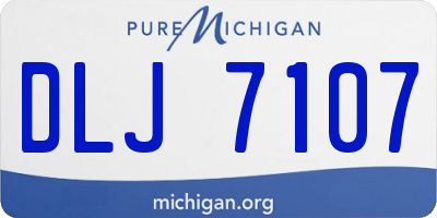 MI license plate DLJ7107