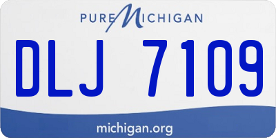 MI license plate DLJ7109