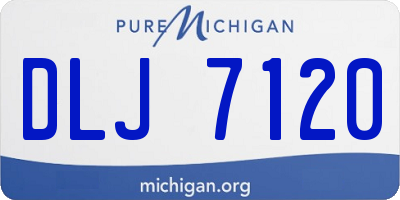 MI license plate DLJ7120
