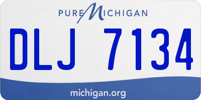MI license plate DLJ7134