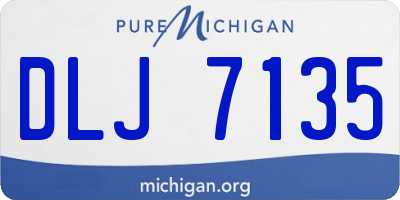 MI license plate DLJ7135