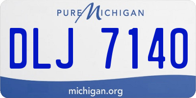 MI license plate DLJ7140