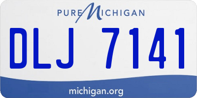 MI license plate DLJ7141