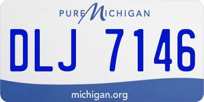 MI license plate DLJ7146