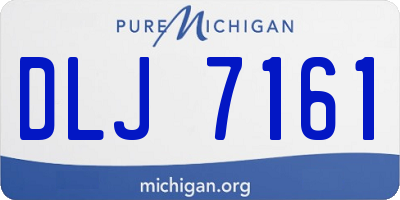 MI license plate DLJ7161