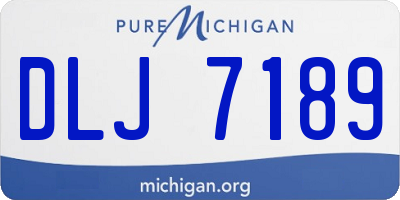 MI license plate DLJ7189