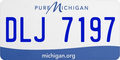 MI license plate DLJ7197