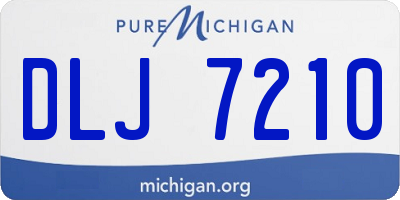 MI license plate DLJ7210