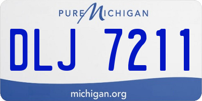 MI license plate DLJ7211