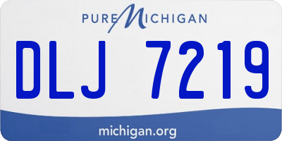 MI license plate DLJ7219