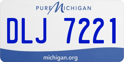 MI license plate DLJ7221