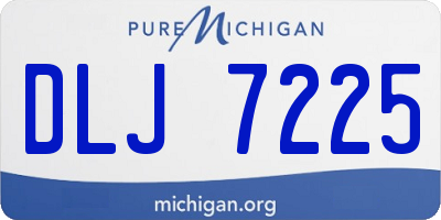 MI license plate DLJ7225