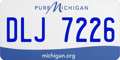 MI license plate DLJ7226