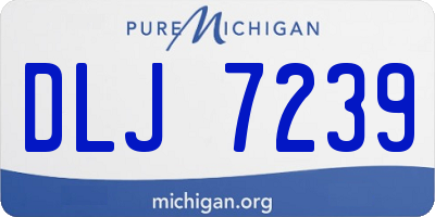 MI license plate DLJ7239
