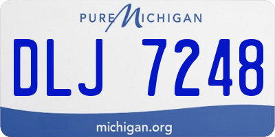 MI license plate DLJ7248