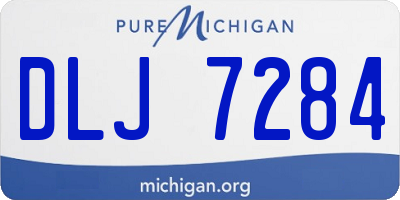 MI license plate DLJ7284