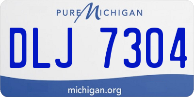 MI license plate DLJ7304