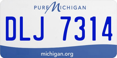 MI license plate DLJ7314