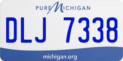 MI license plate DLJ7338