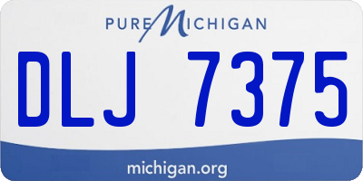 MI license plate DLJ7375