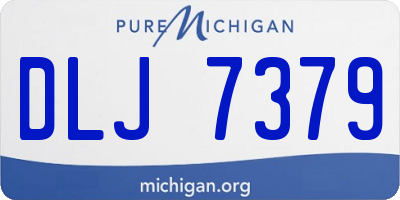 MI license plate DLJ7379