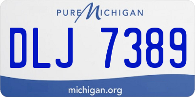 MI license plate DLJ7389