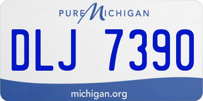 MI license plate DLJ7390