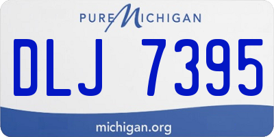 MI license plate DLJ7395