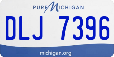 MI license plate DLJ7396