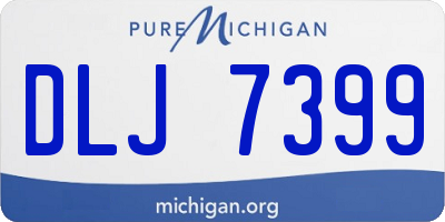 MI license plate DLJ7399