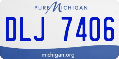 MI license plate DLJ7406