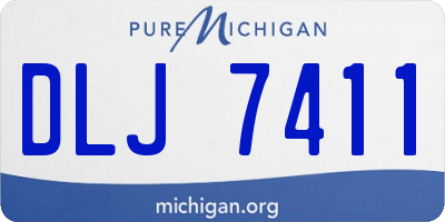 MI license plate DLJ7411