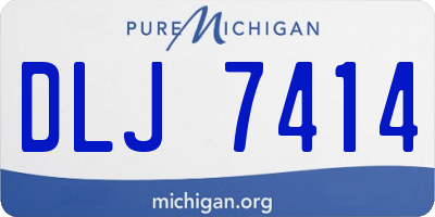 MI license plate DLJ7414
